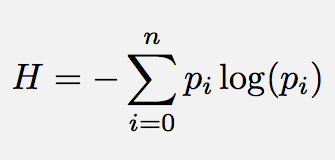 Entropy equation